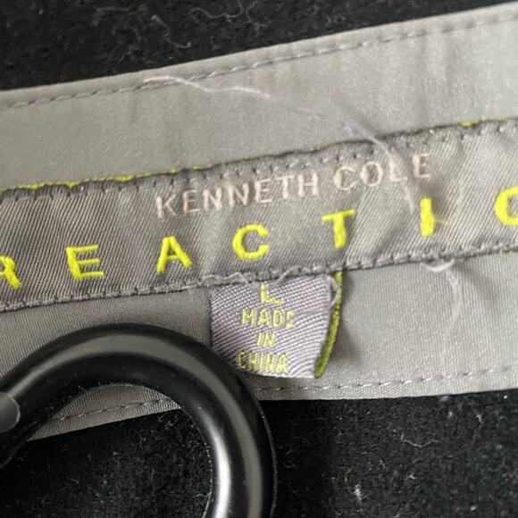 Kenneth Cole Reaction Bomber Jacket Dark Grey - Picture 10 of 10